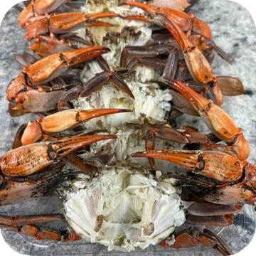 Cooked Soup Crabs (1/2 dozen)